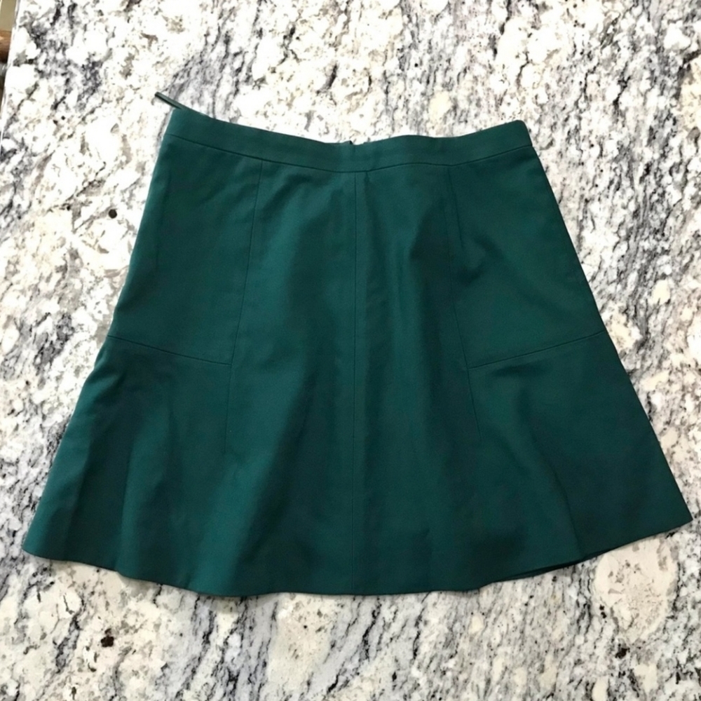 JCrew emerald green skirt